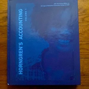horngren's accounting Volume 1